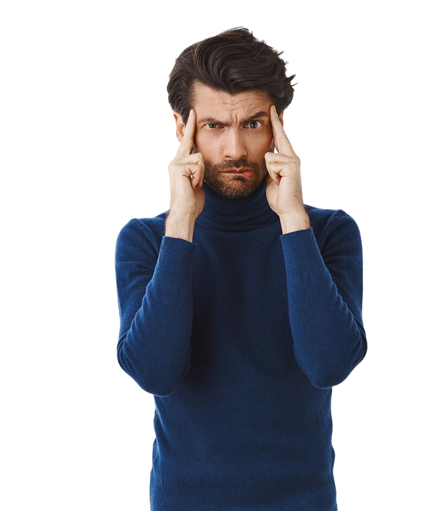 Uomo che riflette sull'apertura di un e‑commerce